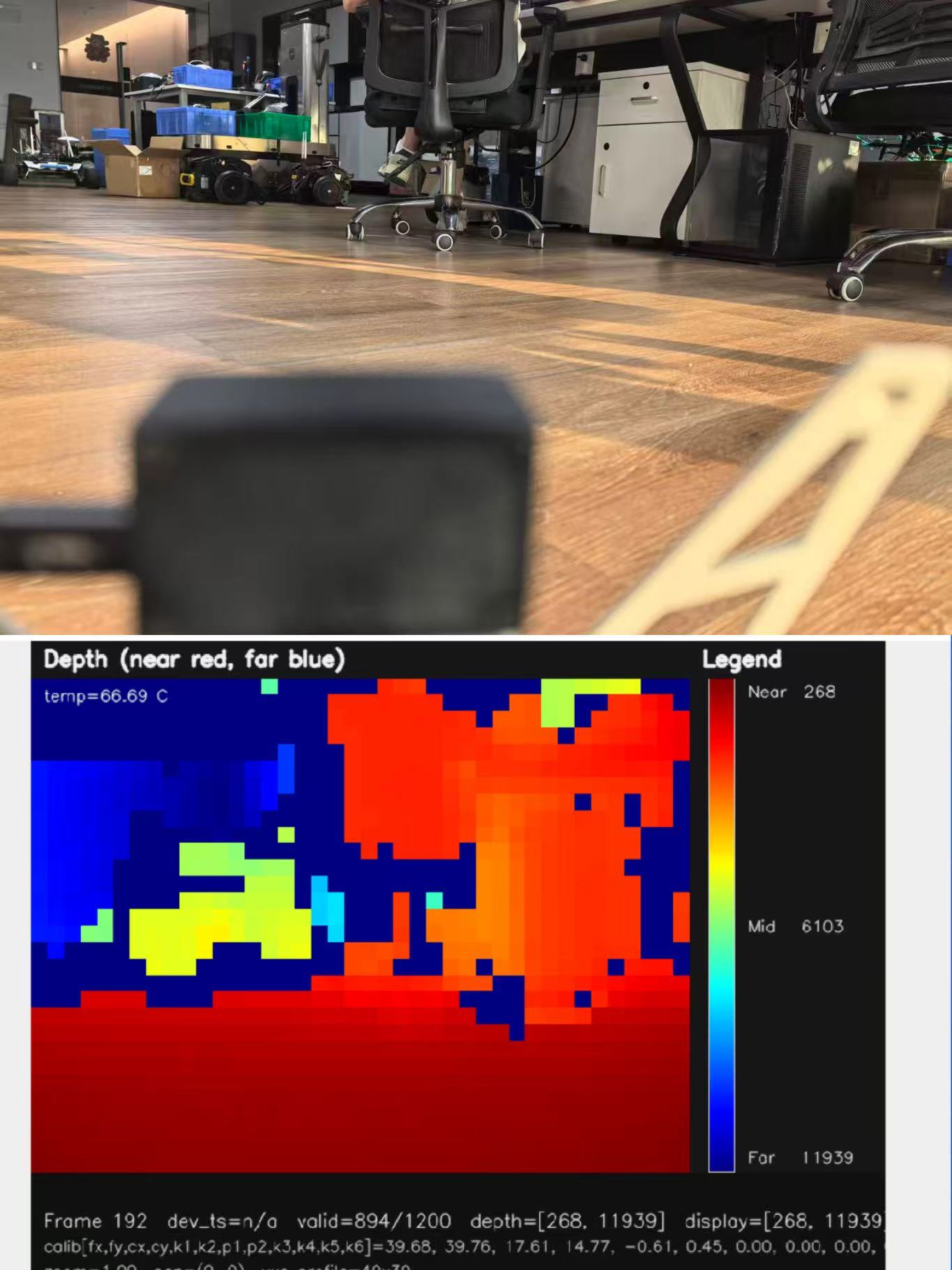 Dtof depth map lidar